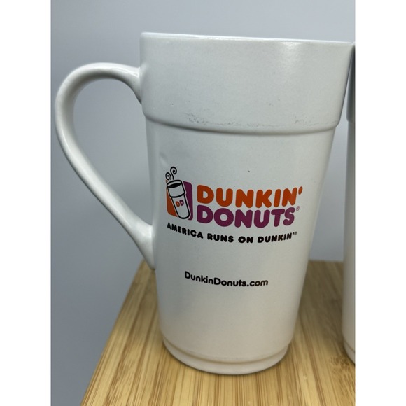 Lot of 2 Dunkin' Donuts Classic Coffee Mug 16 OZ. Ceramic No boxes - Picture 5 of 11